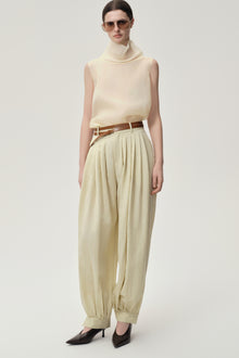 Balloon Pleat Trousers Butter