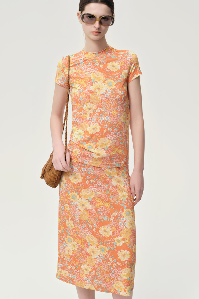 Daisy Viscose Jersey T-shirt