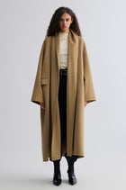 Oversized Double-faced Scarf Coat Hazel