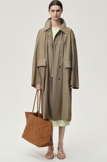 Zephy Trench Hay Green