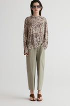 Boho Paisley Linen T-shirt
