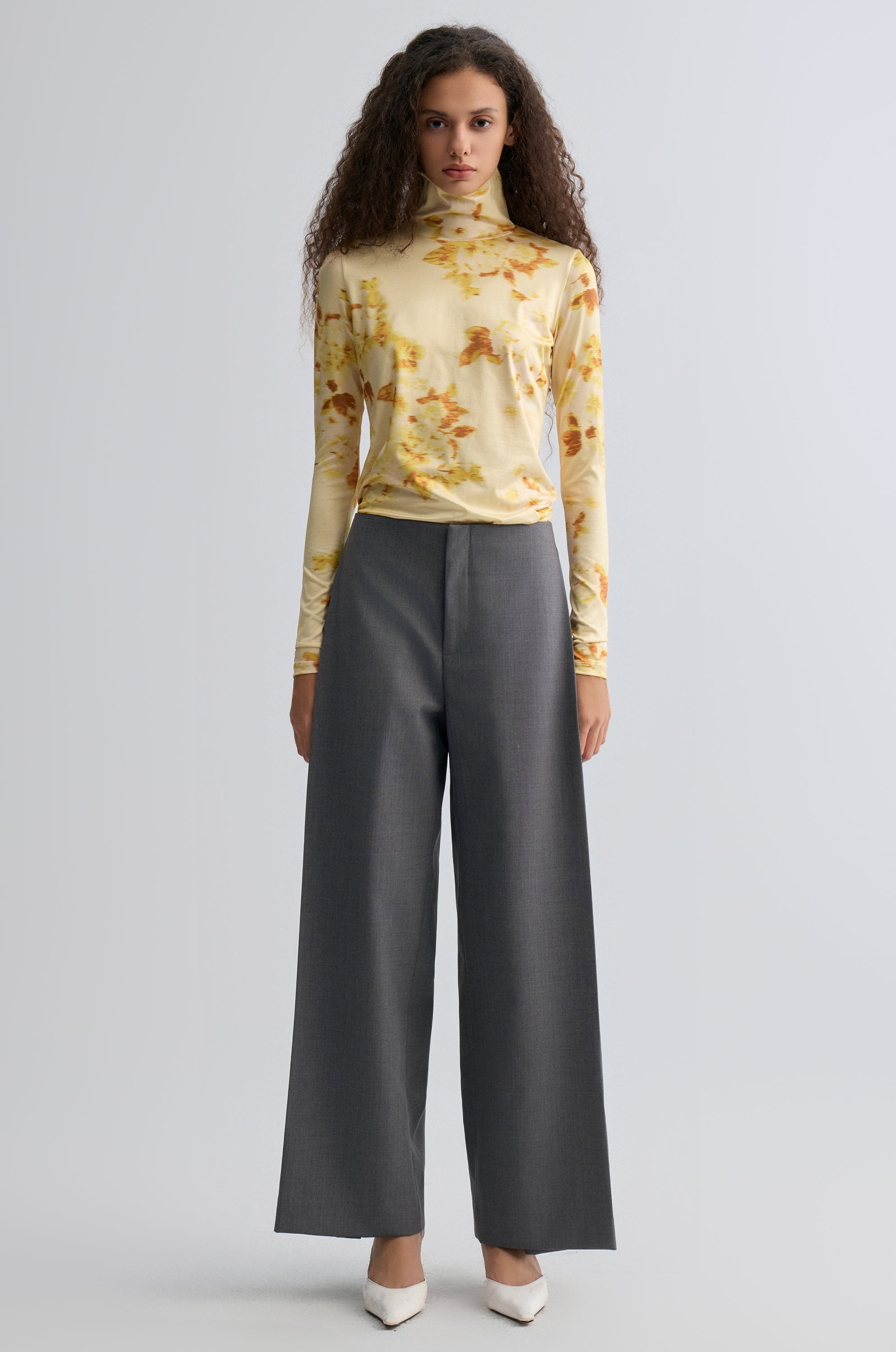 Marlene Pleat Tailored Trousers