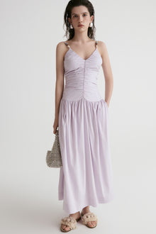 Tuscany Drape Cami Dress-Lillac