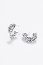 Layered band hoop Earrings