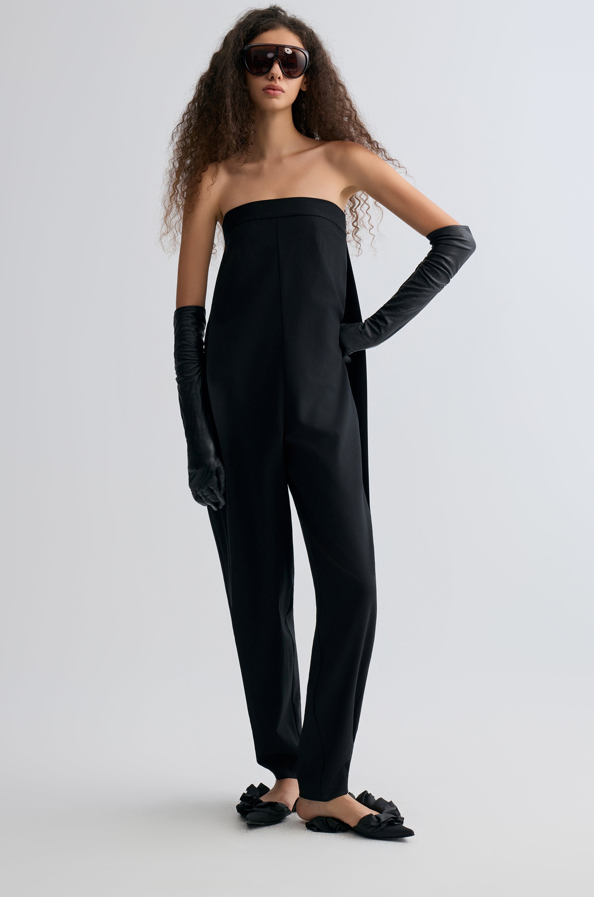Strapless Tailored Jumpsuit