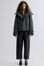 Leather Balloon Pants Black