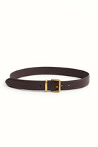 Leather Belt Dark Brown