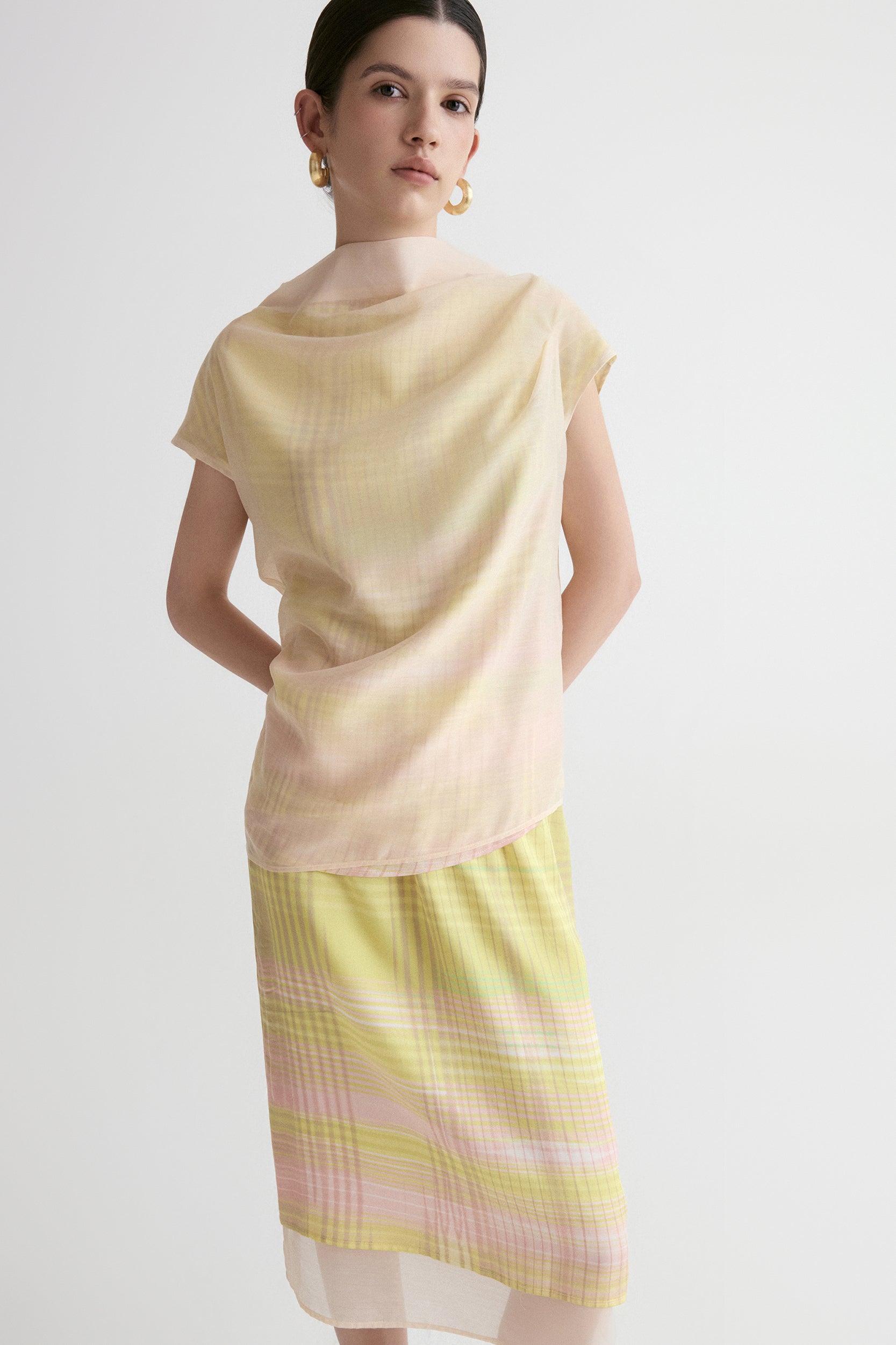 Daffodil Draped Layer Top | Front Row Shop