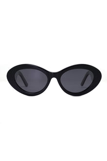 Shimmer Cat-eye sunglasses-Black