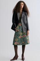Rosetta Jacquard Skirt Grey