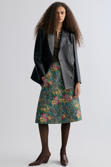 Rosetta Jacquard Skirt Grey