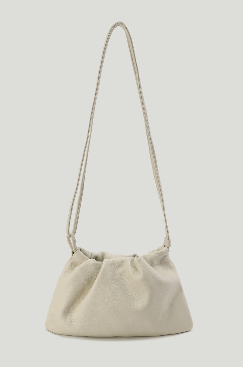 Adjustable  Mini Cloud Clutch Crème