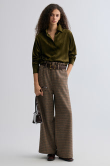 Weekend Corduroy Blouse Peat Moss