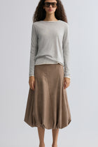 Cloudlike Knit Soft Crewneck Grey Melange