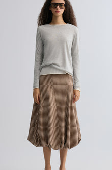 Cloudlike Knit Soft Crewneck Grey Melange