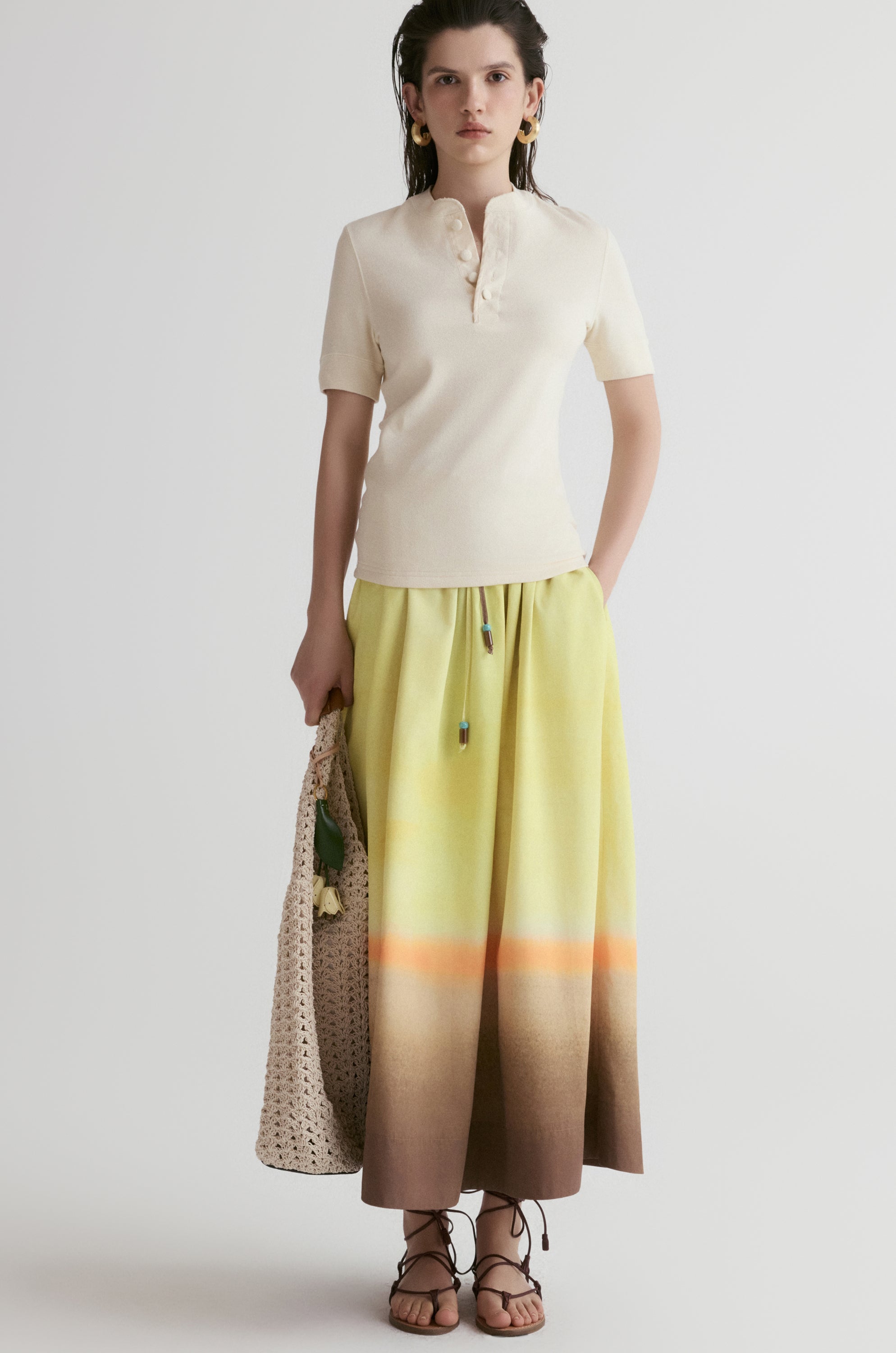 Tuscany Tie-dye Full Skirt