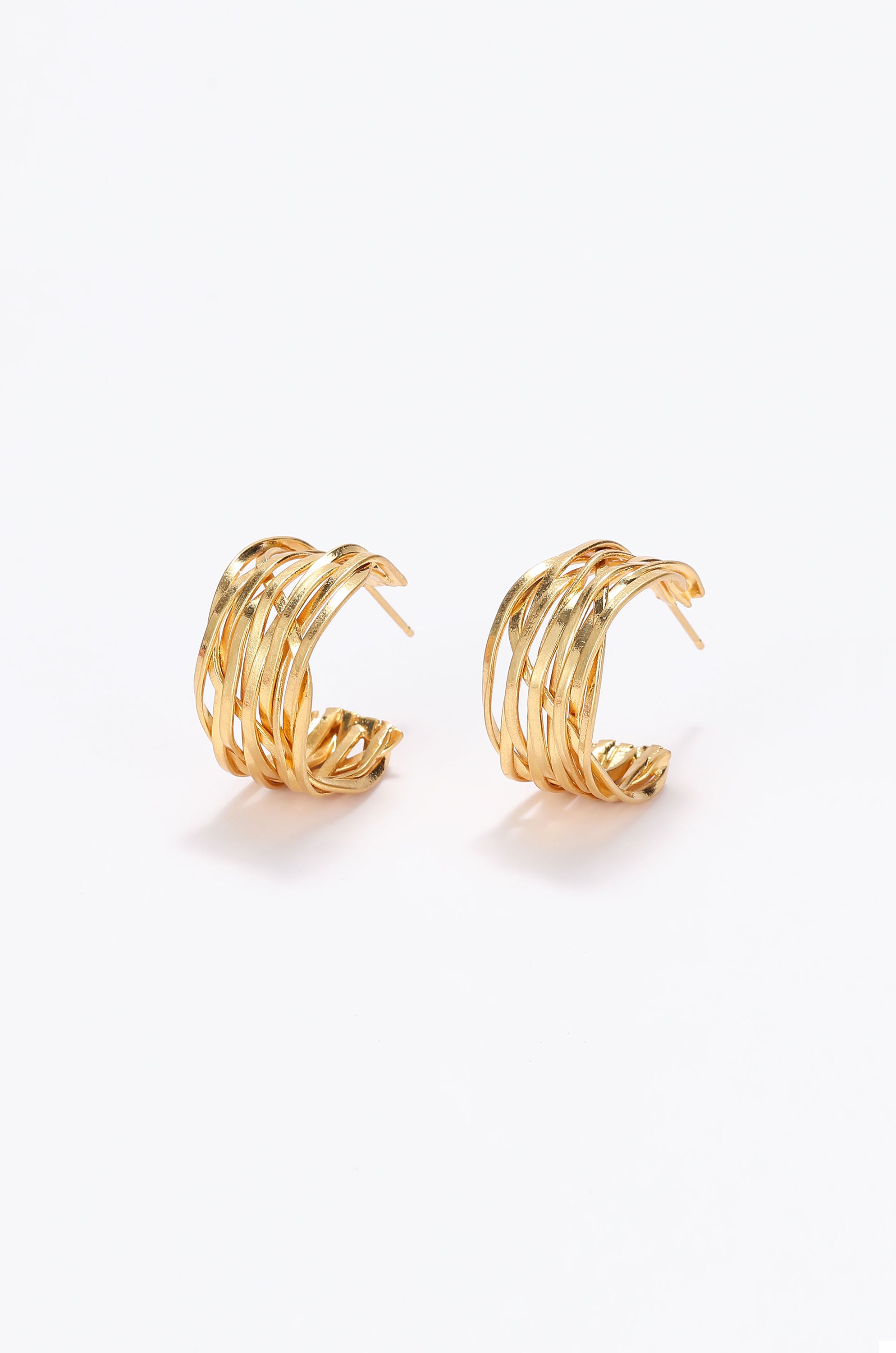 Woven earrings