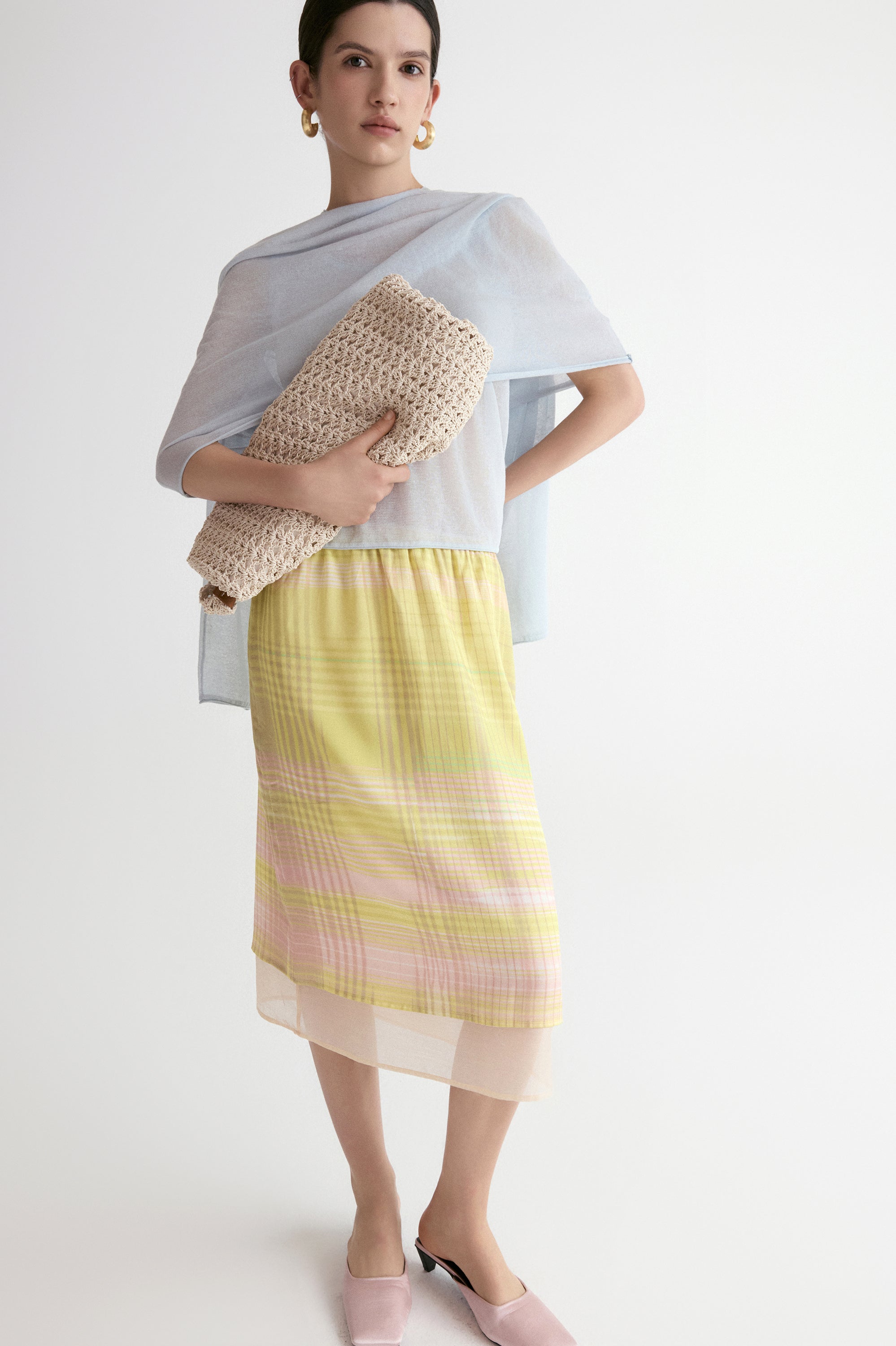 Two-piece Sweater-Ice Blue