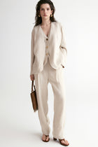 Annie Two-Piece Linen Blazer