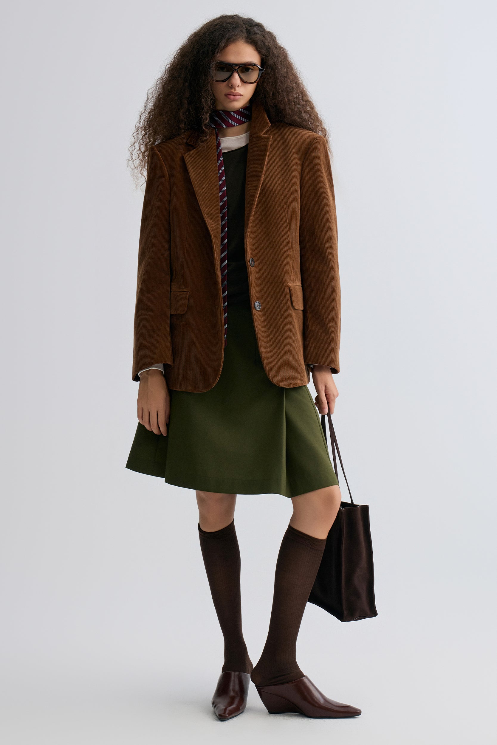 Boxy Corduroy Blazer