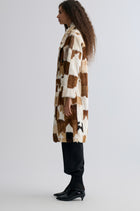 Chevre Patchwork Fur Coat