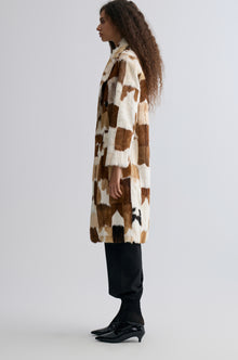 Chevre Patchwork Fur Coat
