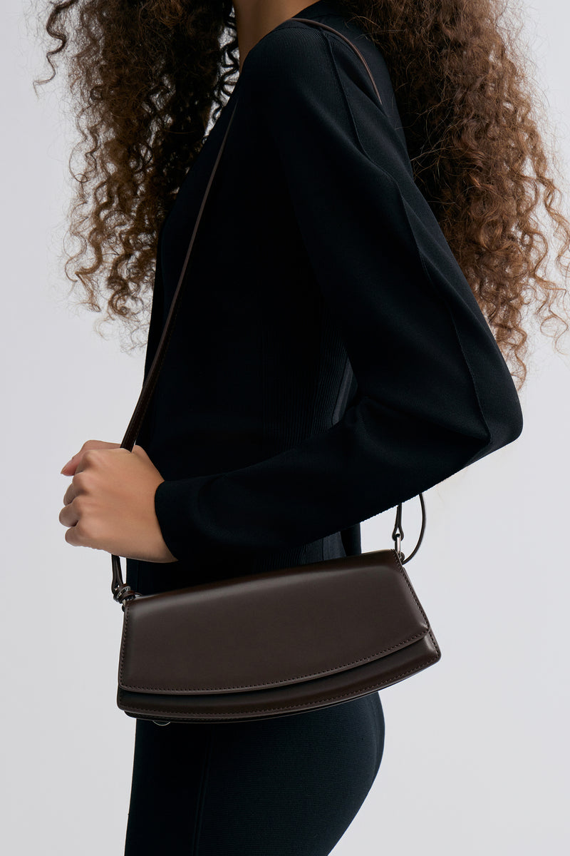 90s Utility Shoulder Bag Brown