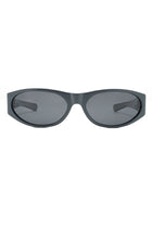 Winona Oval Sunglasses-Grey