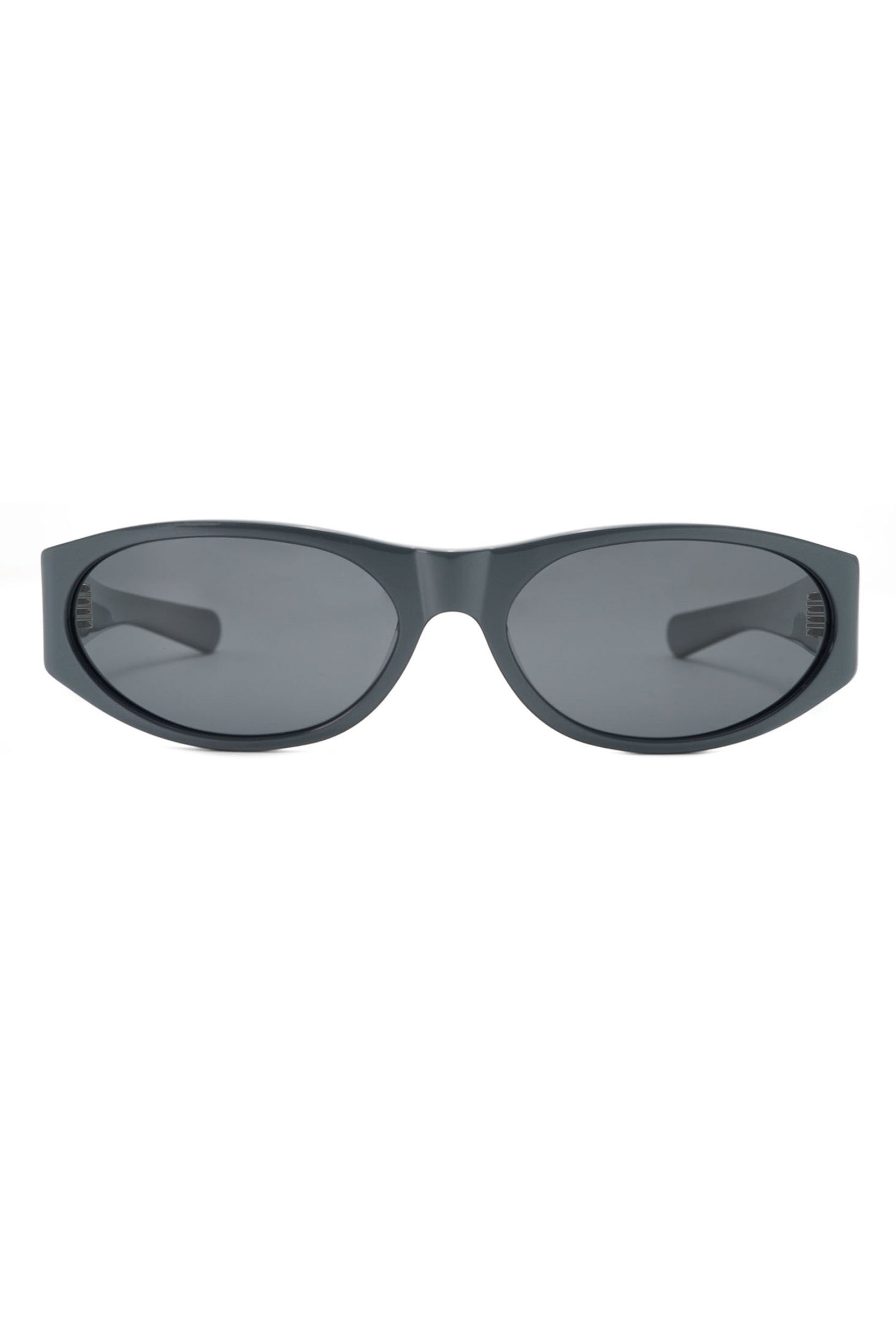 Winona Oval Sunglasses-Grey