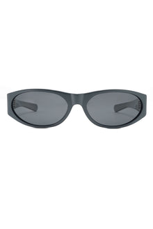 Winona Oval Sunglasses-Grey