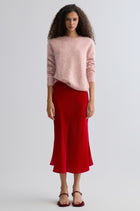 Plush Boxy  Brushed Cashmere Sweater Rosa