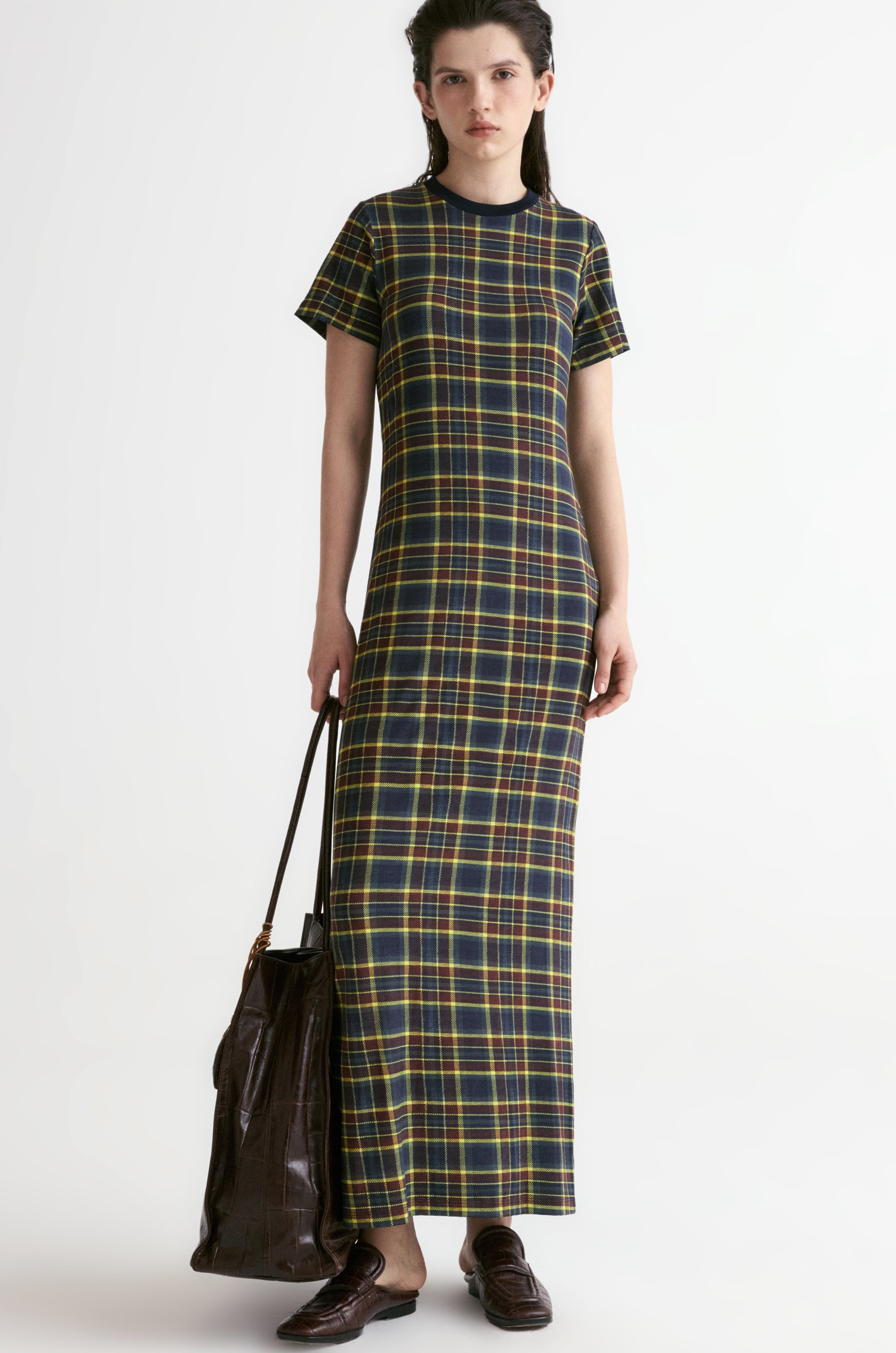Ziggy Checked Maxi Dress