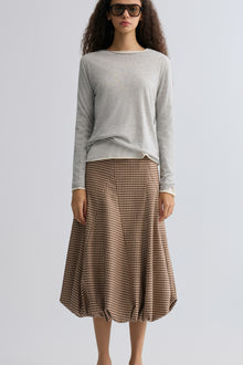 Cloudlike Knit Soft Crewneck Grey Melange