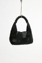 Glam Handle Bag-Black