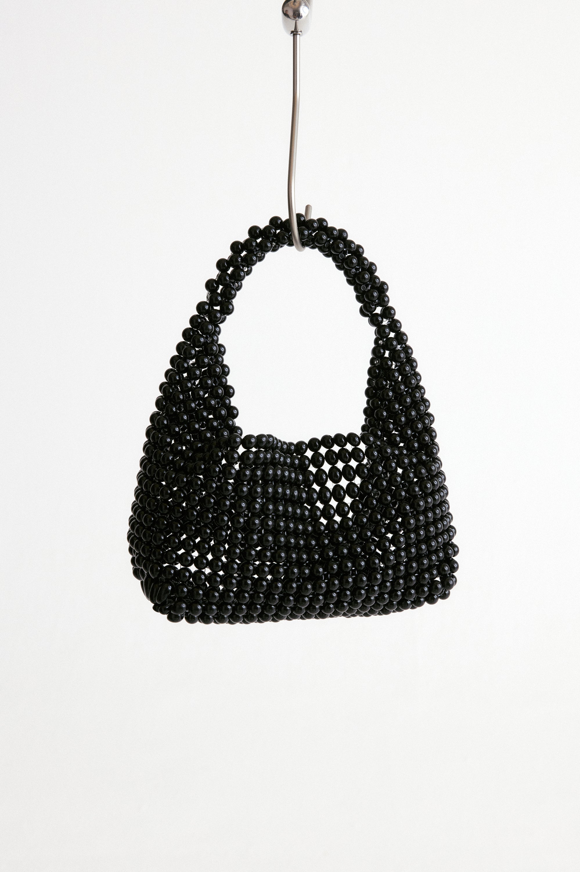 Glam Handle Bag-Black