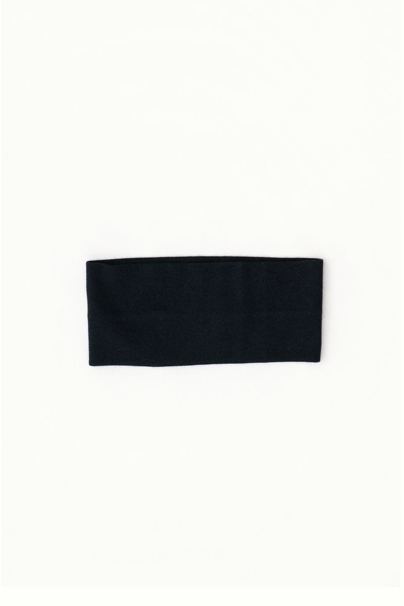 Cashmere headband Black