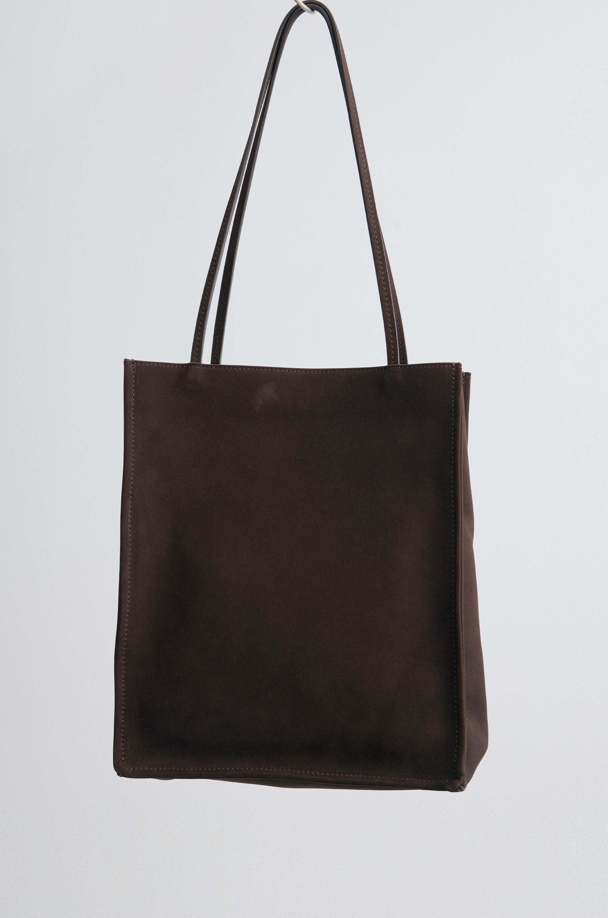 Metro Tote Bag in Suede Deep Brown