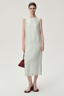 Sleeveless Open-back Maxi Dress Dust Mint