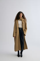 Oversized Double-faced Scarf Coat Hazel