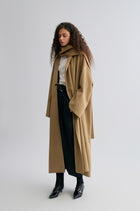 Oversized Double-faced Scarf Coat Hazel