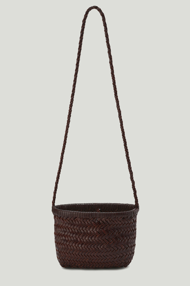 Brise Woven Small Cabas Brown