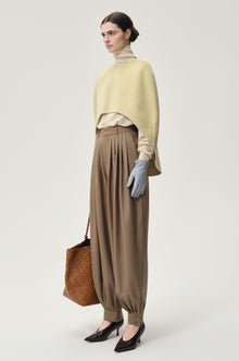 Balloon Pleat Trousers Pepper