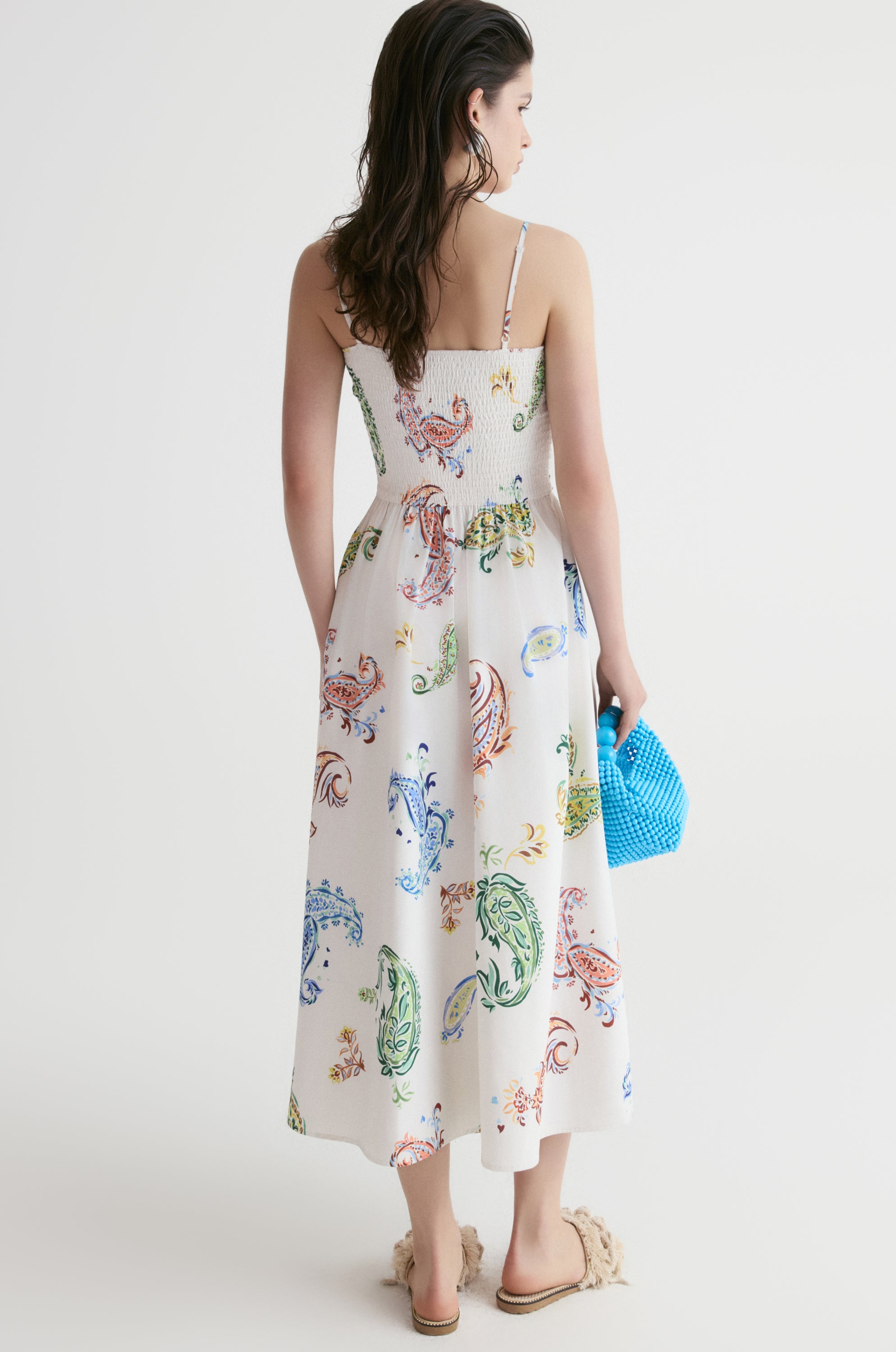 Santorini Paisley Cami Dress