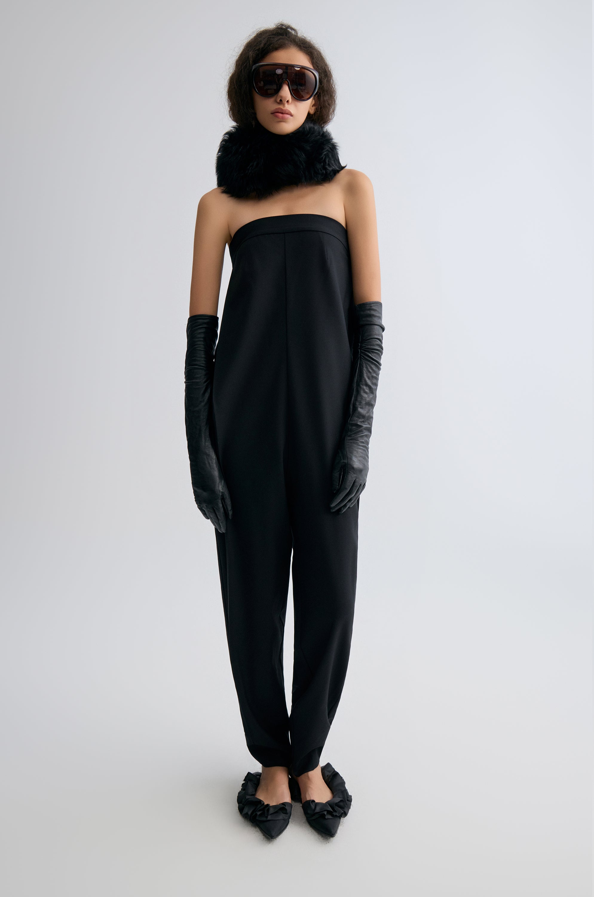 Strapless Tailored Jumpsuit