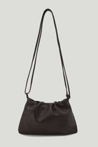 Adjustable  Mini Cloud Clutch Brown
