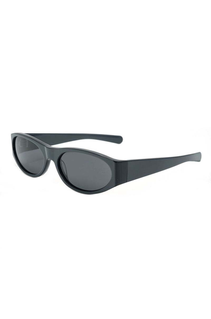 Winona Oval Sunglasses-Grey