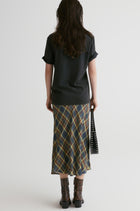 Ziggy Checked Midi Skirt