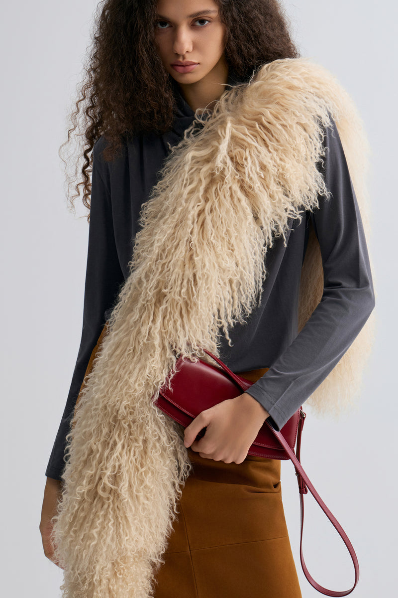 90s Utility Shoulder Bag Raisin