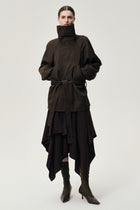 Retro Wool Jacket Black Olive