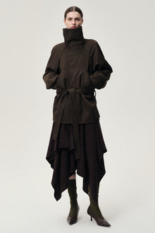 Retro Wool Jacket Black Olive